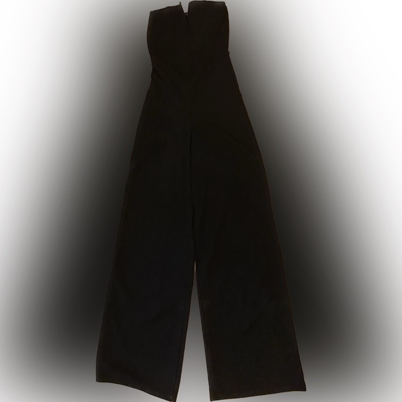 NEW Missguided - V Bar Bandeau Wide Leg Jumpsuit - Picture 5 of 6